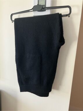 White + Warren Black joggers Cashmere Pants